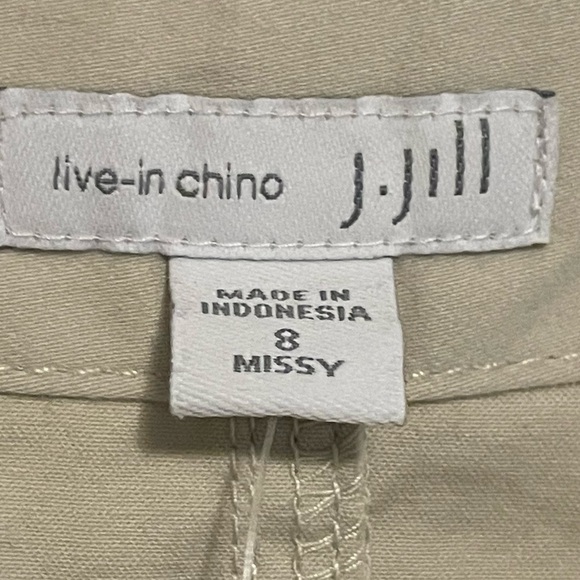 NWT J Jill Live In Chino Pebble Skirt Size 8 - Picture 5 of 5